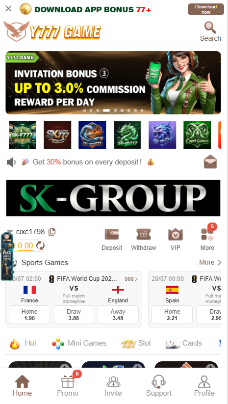 Y777 APK Game